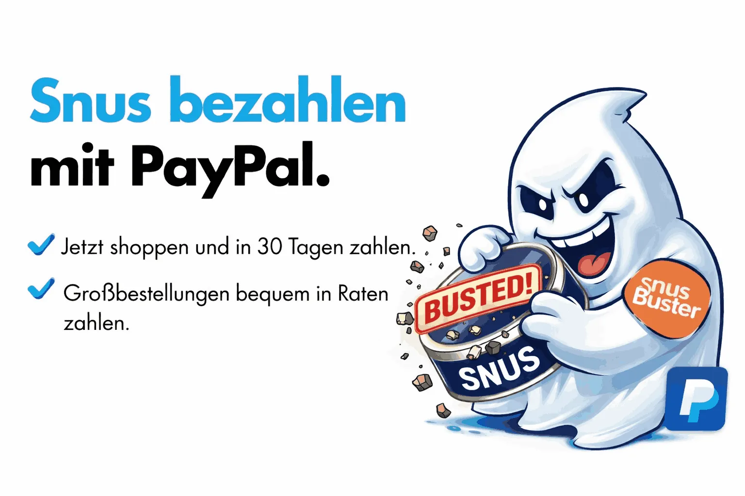 Snus mit Paypal kaufen