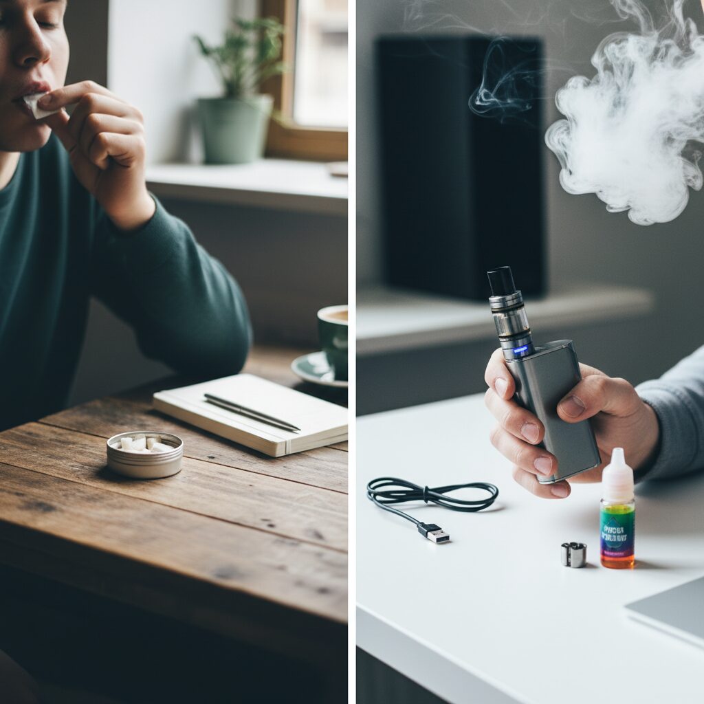 Snus oder Vape im direkten Vergleich
